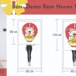 noren vải thật N03