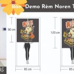 noren vải thật N05