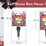 noren vải thật N06