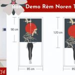 noren vải thật N14