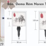 noren vải thật N19