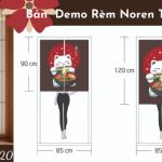 noren vải thật N20