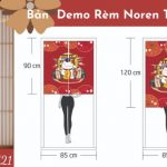 noren vải thật N21