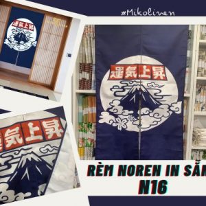 Rèm noren nền vải thật N16