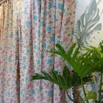 rèm khoen vải linen họa tiết 2